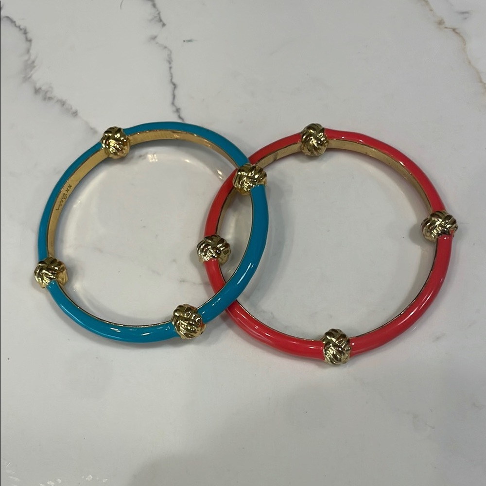 Lilly Pulitzer Blue and Pink Bracelets